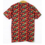 Red Strawberry Short Sleeves Mens T-Shirt